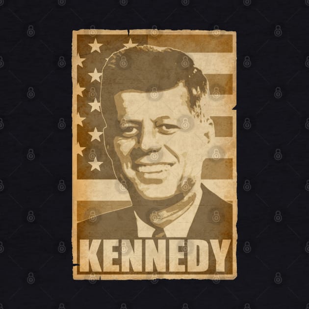 John F Kennedy JFK American Pop Art by Nerd_art